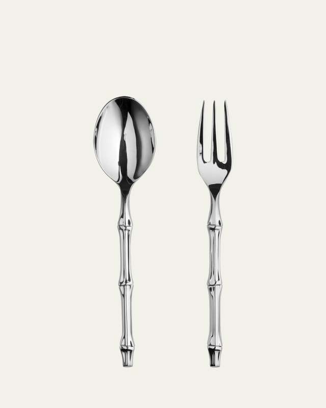Bali 2-Piece Serving Set, Mirror